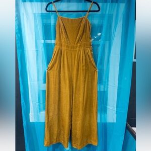 J.CREW Mustard Jumpsuit